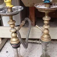 2عدد قلیان برنجی 3تومن