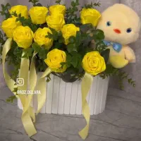 گل رز روبانی