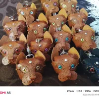 آویز ماشین ۳ بعدی گربه و سگ