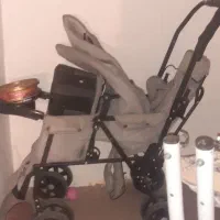 دوعددگهواره سنتی ویک کالسکه دوقلوکودک