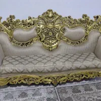 مبل ۹ نفره استیل سلطنتی چوب راش تضمینی