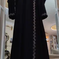 مانتو عربی جنس کرپ نگین براق