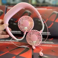 پنکه گردنی شارژی دارای ایرپاد و رقص نور RGB