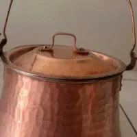 ظروف مسی خانگی نو و در حد نو