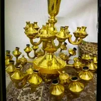 لوستر قدیمی و سنگین دو عدد