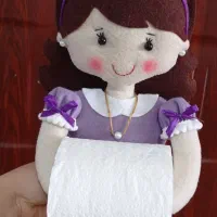 جا حوله ای و دستمال رولی عروسکی