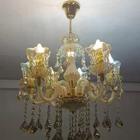 3عدد لوستر سقفی مدل شامپاینی