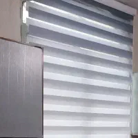 پرده زبرا پارچه وارداتی نانو قابل شستشو