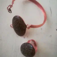 دستبند و انگشتر مس