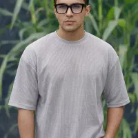 تیشرت یقه گرد مراکشی کبریتی مردانه (پوشاک جومه)