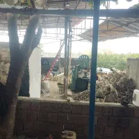 کار با اره فلکه و ریز کردن چوب برای کوره