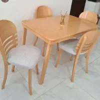 میز و صندلی ناهارخوری چوب راش