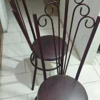 دو عدد صندلی فلزی