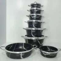 فروش آنلاین سرویس قابلمه 14 گرانیتی پارچه  از قم