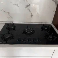 گاز صفحه شیشه ای پنج شعله
