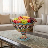 میوه خوری میناکاری سایز بزرگ