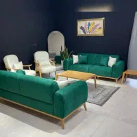 مبل ماهک %باپارچه های چرم زیبا%