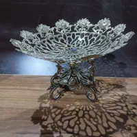 میوه خوری برنزی دسته دار میوه خوری برنز اصل خالص|ظروف سرو و پذیرایی|ارومیه, |دیوار