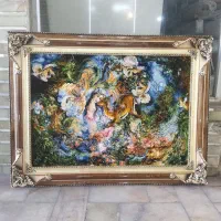 تابلو فرش دایره هستی