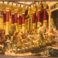 تابلو فرش بارگاه کوروش
