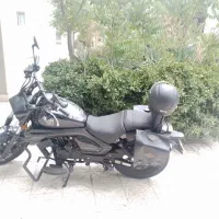 موتور سیکلت لین مکس مشکی بسیار زیبا