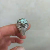 فیروزه نیشابور انگشتر نقره