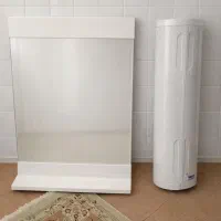 ست بهداشتی حمام ، آئینه و باکس شامپو