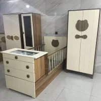 سرویس چوب سیسمونی کودک کمد تخت نوزاد نوجوان بچه
