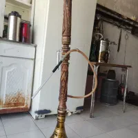 قلیان چوبی عربی بلند 170سانتی