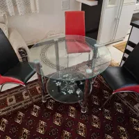 میز و صندلی نهارخوری ۳ نفره  سالم