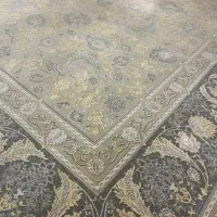 یک جفت فرش ۹ متری طلاکوب ۱۵۰۰ شانه