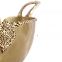 ست پذیرایی برنج ریور طرح ترنج/برنجی هندی/شاه عباسی