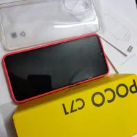 گوشی poco c71 درحد صفر+ کاور سیلیکونی اصل
