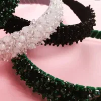 تل و گلسینه جواهردوزی شده