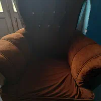 مبل تک نفره  تمام چوب سالم