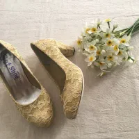 کفش مجلسی طلایی