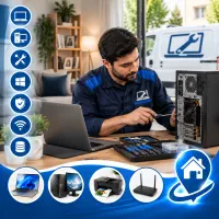 ارائه خدمات تخصصی کامپیوتر و تجهیزات IT در محل