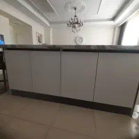 جزیره هایکلاس ام دی اف رنگ طوسی سفید