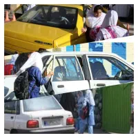 راننده خانوم سرویس مدرسه دخترانه