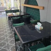 میز صندلی ‌برندSAjiran پلاستیکی رستورانی کد۴۰۵۰iop