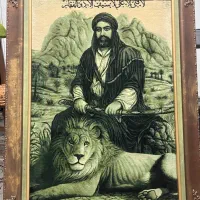 تابلو فرش دستبافت حضرت علی