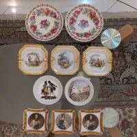 دیوارکوب زیرسیگاری آلمانی دکوری آنتیک نعلبکی ترمه