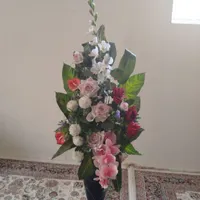 گلدان مصنوعی با پایه بسیار زیبا|گل مصنوعی|مشهد, سجادیه|دیوار