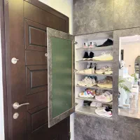 جا کفشی و جالباسی چوب ام دی اف درجه یک