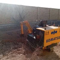 مینی بیل زنجیری جهت کار