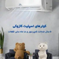فروش شرایطی کولر گازی کازوکی ساده و ایتورتر دار