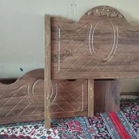 تخت یک نفره به همراه تشک طبی رویال