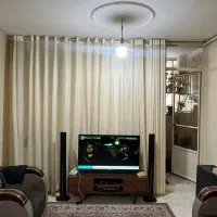 پرده به همراه زیر پرده و دوتا میل پرده