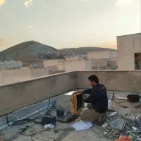 نصب کولر ابی و کانال کولر