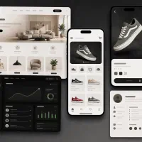 طراحی UI/UX سایت و اپلیکیشن رزومه بنر تبلیغاتی